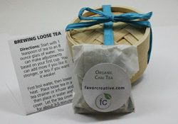 Eco Wedding Favors | Organic Chai Tea