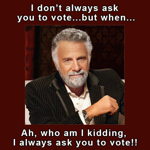 Can't ignore the most interesting man alive! Vote for Favor Creative!!